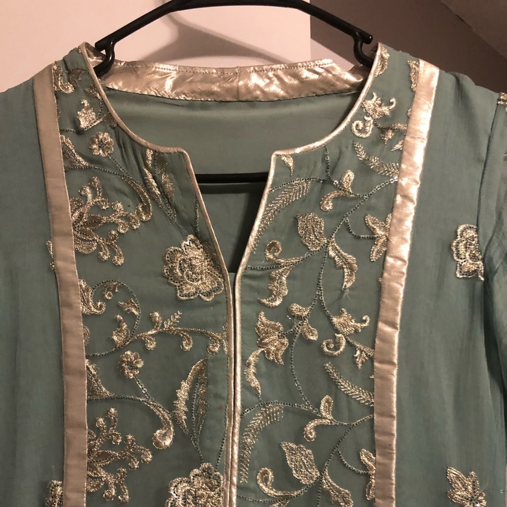 kameez duppata trouser pure chiffon